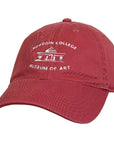 Light red cap with 'Bowdoin College Museum of Art' logo on a white background