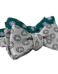 2 colors Bowdoin seal bow tie.