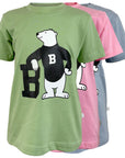 Three colors of youth spirit bear tee