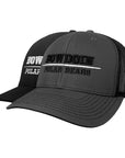 Black and charcoal grey variants of hats.