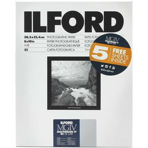 Box of Ilford photo paper with pearl finish.