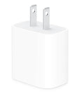 Apple 20 watt USB-C power adapter in white