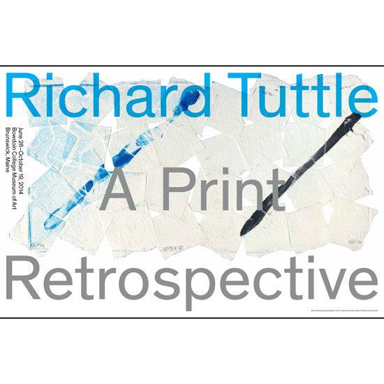 Richard Tuttle: A Print Retrospective Poster