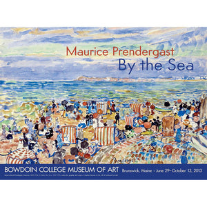 Maurice Prendergast horizontal exhibition poster.