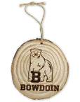Wooden Bowdoin Ornament from Mare Brook Farm