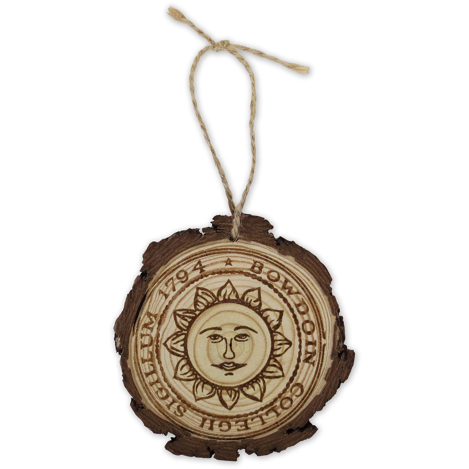 Wooden Bowdoin Ornament from Mare Brook Farm
