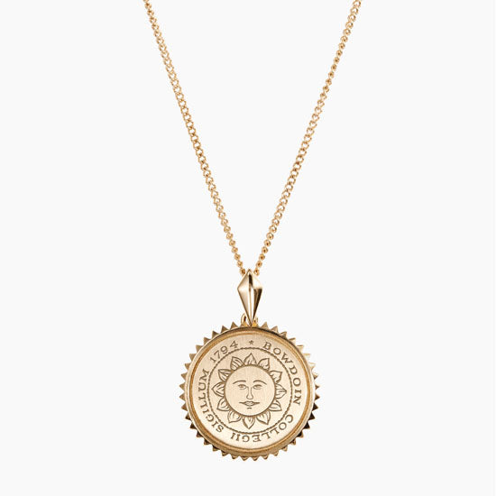 Bowdoin Seal Sunburst Necklace from Kyle Cavan – The Bowdoin Store