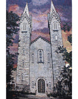 Detail of Bowdoin College chapel.