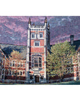 Detail of Hubbard Hall.