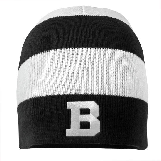 Black beanie with white logo - RUBBERBAND