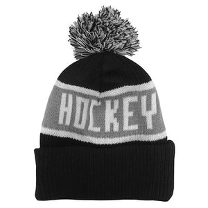 Right side of hat showing word HOCKEY.