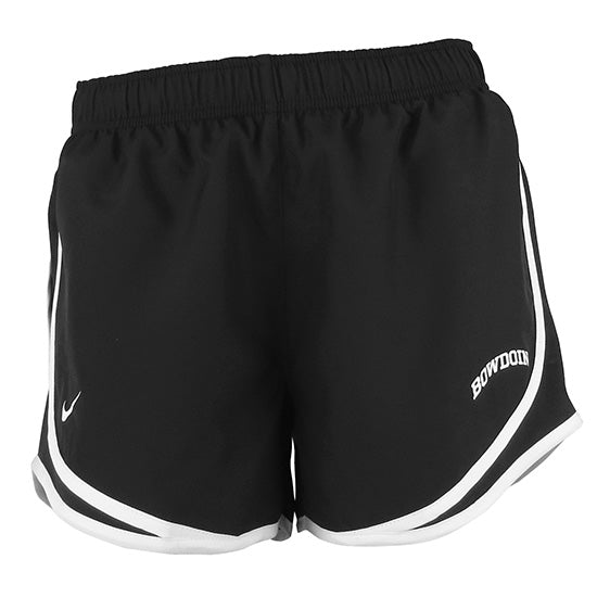 Women's Black Tempo Short with White Trim from Nike – The Bowdoin Store