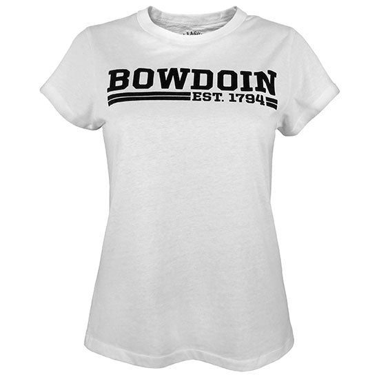 Women's Short-Sleeved Re-Spin Tee from League – The Bowdoin Store