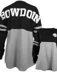 Front and back view of Pom Pom jersey