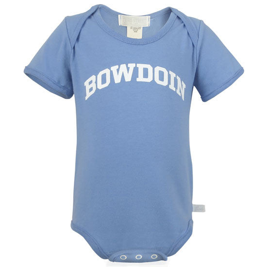 Blue jersey onesie