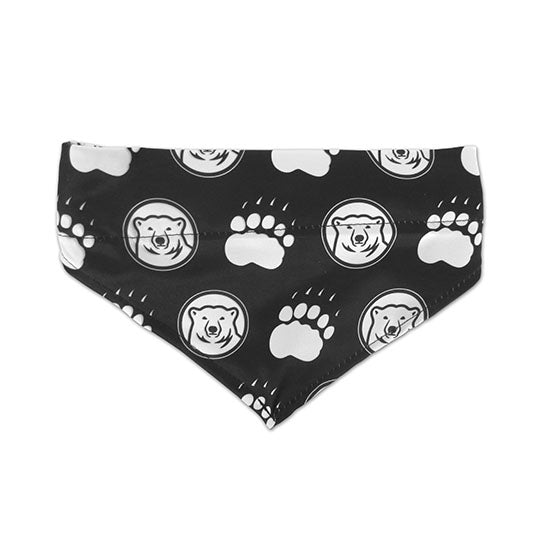 Pet Bandana with Paws and Medallions