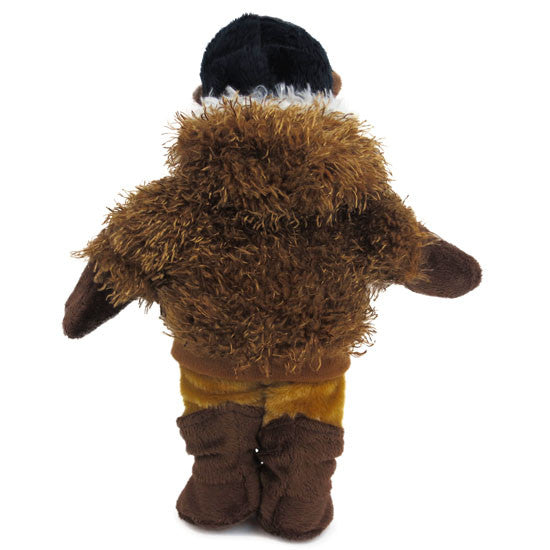 Back view of Henson doll.