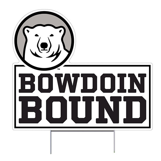 Bowdoin Bound Lawn Sign