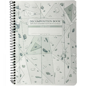 Coilbound Decomposition Book with cover image of climbing wall
