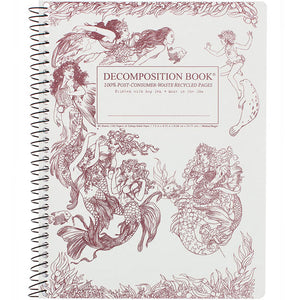 Coilbound Decomposition Book with cover image of mermaids.