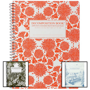 Main image of coilbound Decomposition books showing 3 of the various styles available.