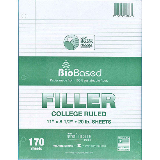 BioBased Filler Paper