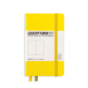 Lemon yellow pocket notebook