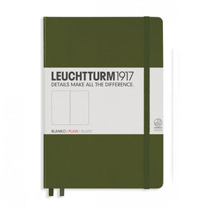 Medium notebook in army green