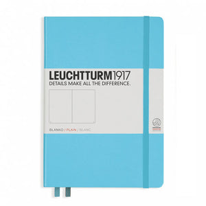Medium notebook in ice blue