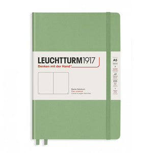Medium notebook in muted sage green