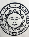Closeup showing seal imprint on tote bag.