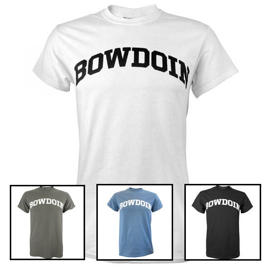 Four colors of Arched Bowdoin Tee