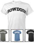 Four colors of Arched Bowdoin Tee