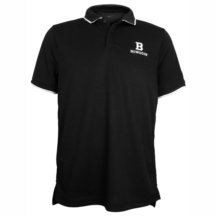 Collegiate Polo with B and Bowdoin from Nike