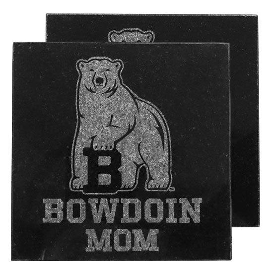 Bowdoin Family Etched Granite Coaster