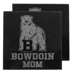 Bowdoin Family Etched Granite Coaster