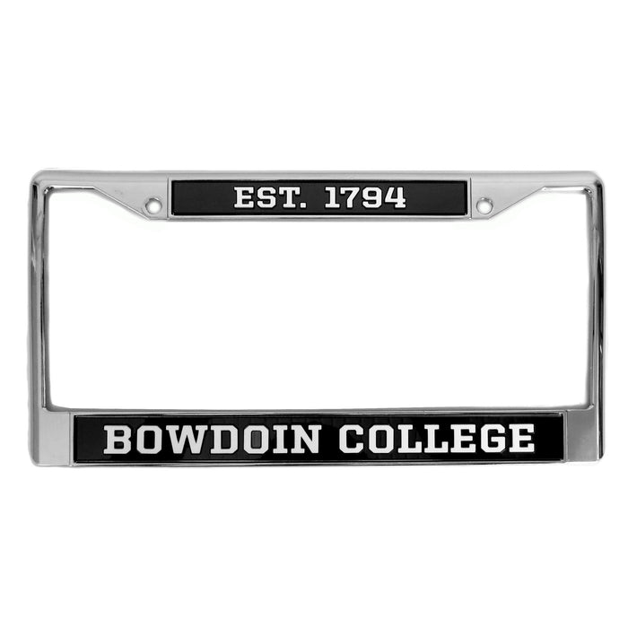 Bowdoin College Est. 1794 Acrylic License Plate Frame