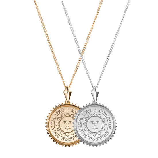 Bowdoin Seal Sunburst Necklace from Kyle Cavan