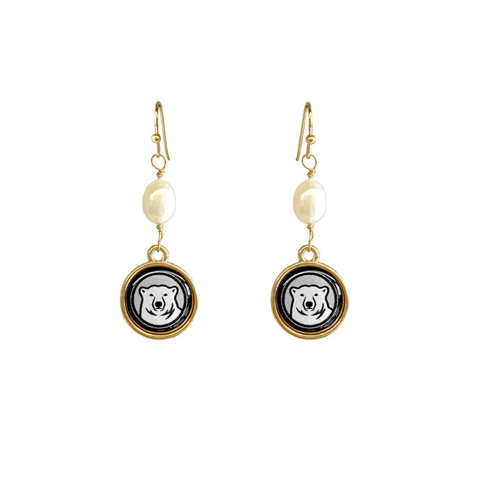 Olivia Earrings with Medallion