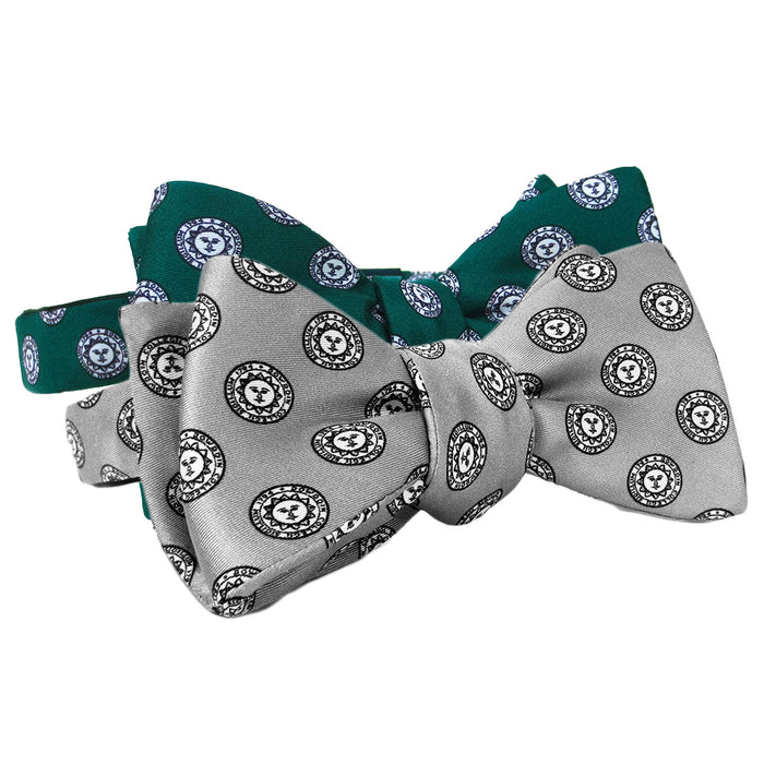 Bowdoin Seal Silk Bow Tie