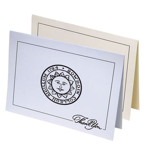 White and ivory thank you cards