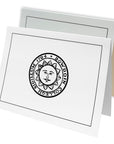 Two Bowdoin seal note cards