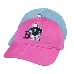 Pink and blue toddler spirit bear hats