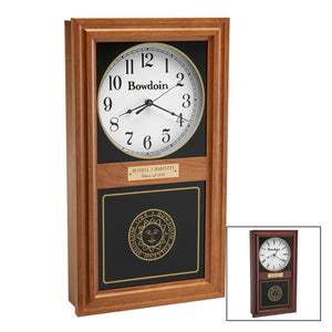 Two colors of Lincoln wall clock.