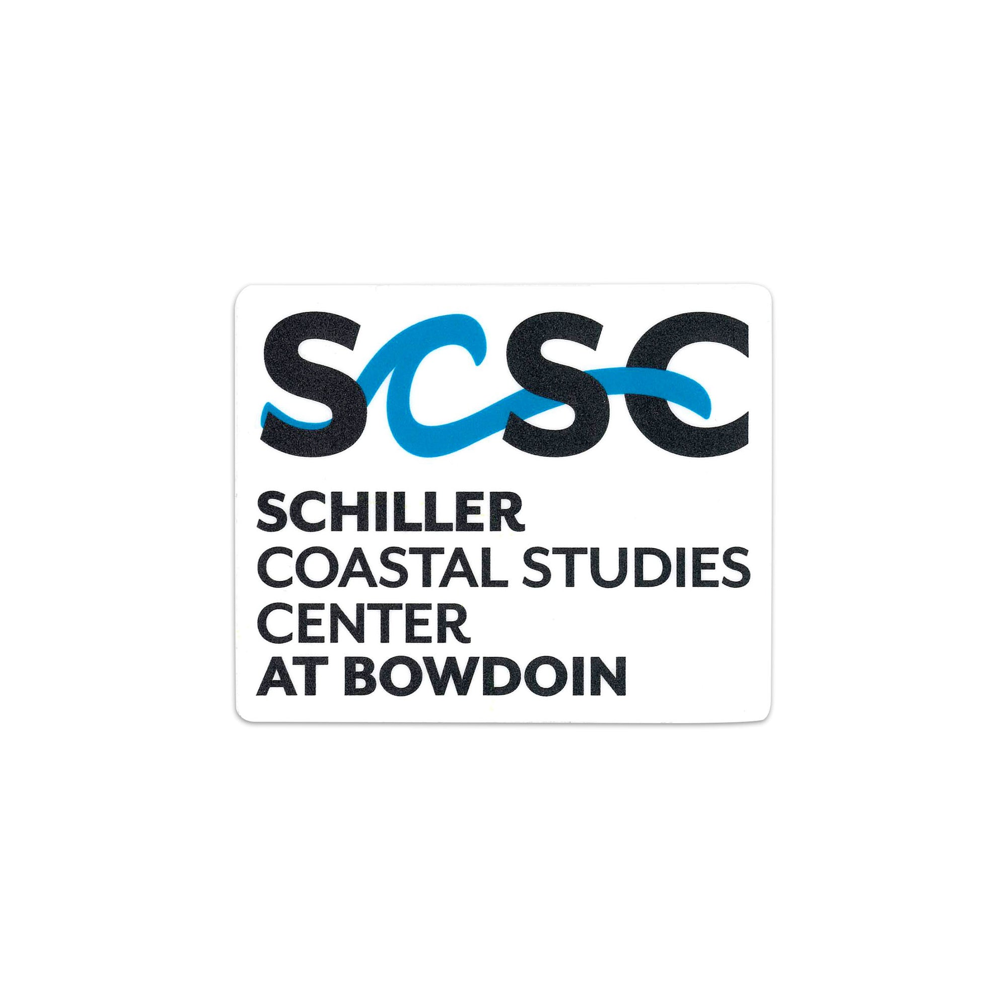 Sticker of Logo of Schiller Coastal Studies Center at Bowdoin on a white background