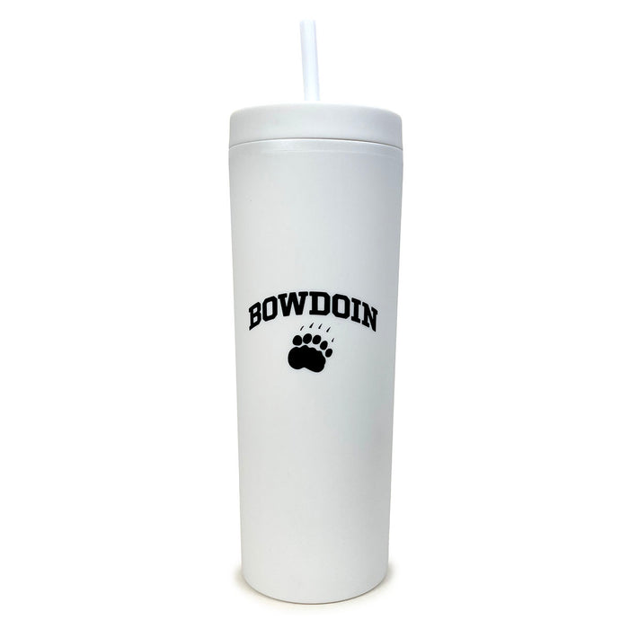 Bowdoin & Paw Recycled Travel Tumbler with Straw