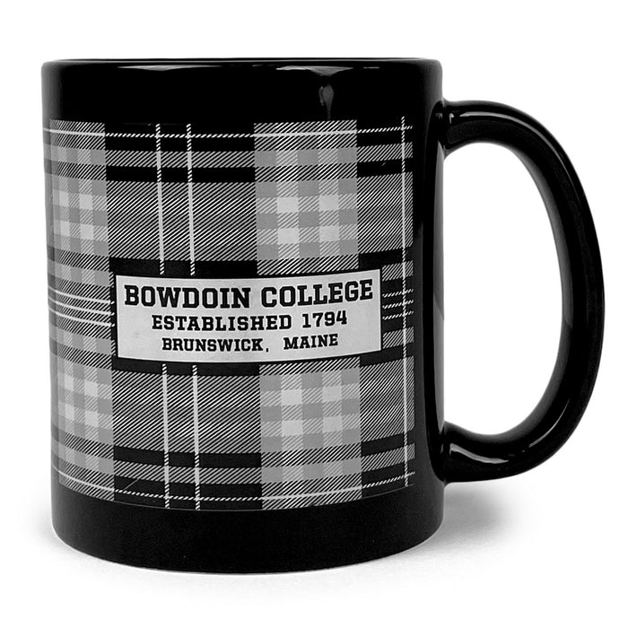 Bowdoin College Plaid Coffee Mug