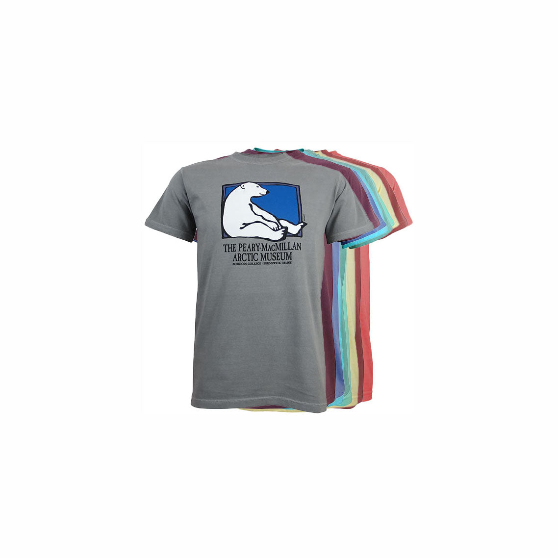 9 colors of Arctic Museum T-shirt