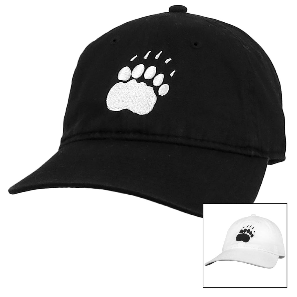 Both colors of featherweight paw hat.