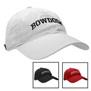White, black, and red women's washed EZ twill hats
